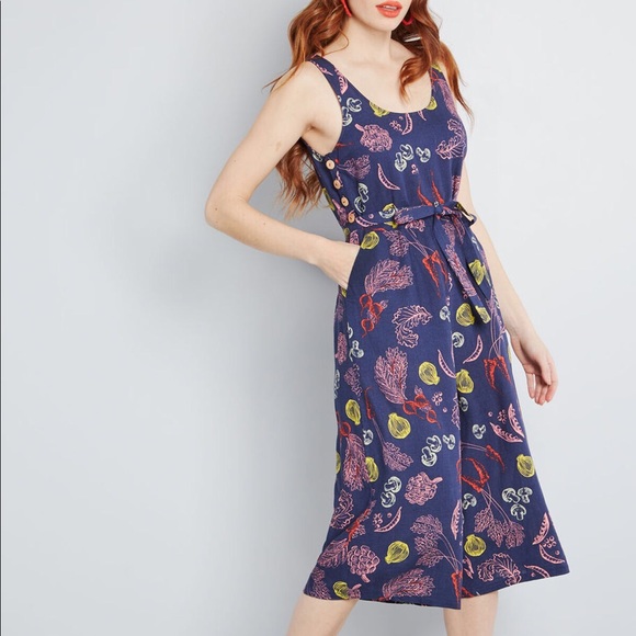 Modcloth Pants - ModCloth Elated All Over Cropped Jumpsuit NWT